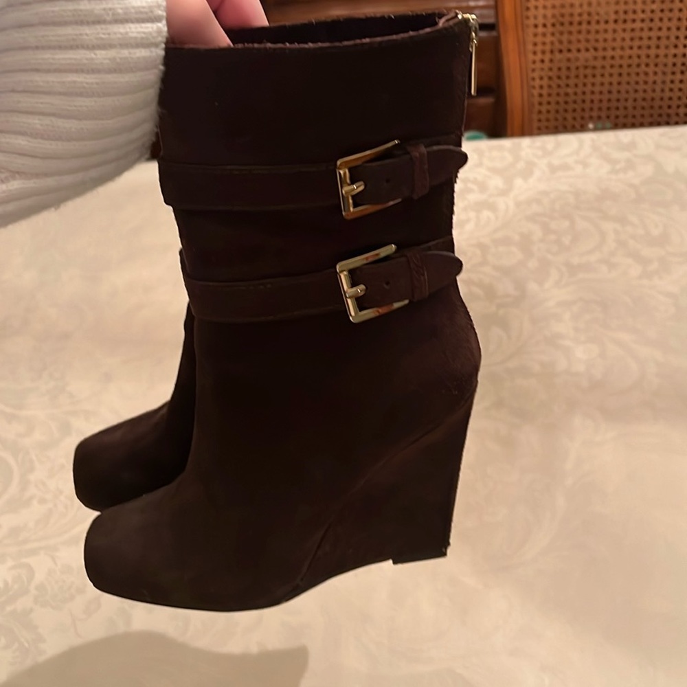 Brown Michael Kors Booties, Size 7